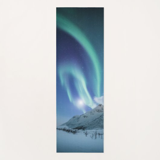 Nordlichter Yogamatte (Vorderseite)