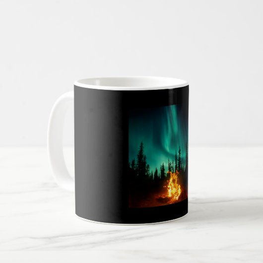 Nordlichtfeuer Kaffeetasse (Vorderseite Links)