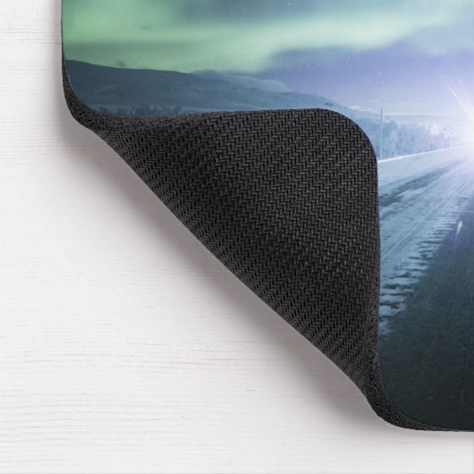 Nordlichtfinnland Mousepad (Ecke)