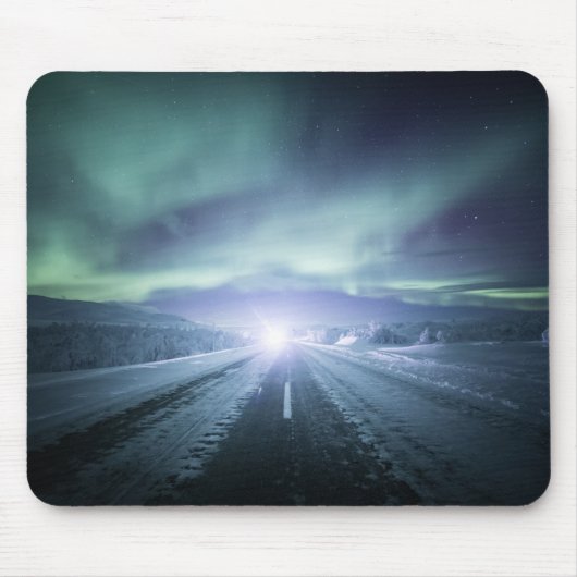 Nordlichtfinnland Mousepad (Vorne)
