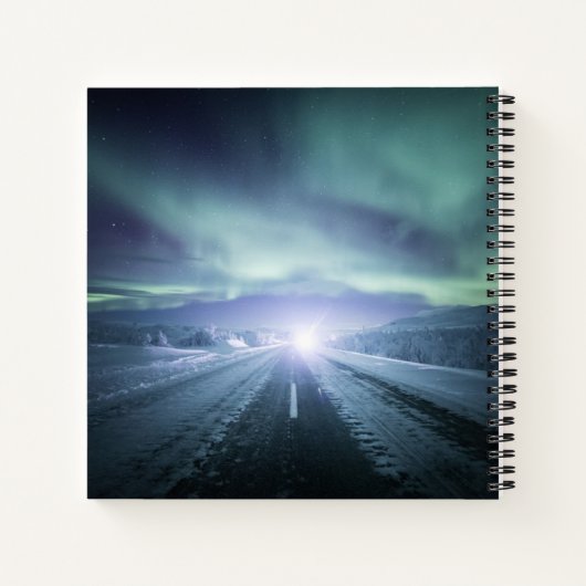 Nordlichtfinnland Notizblock (Rückseite)