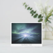 Nordlichtfinnland Postkarte (Stehend Vorderseite)