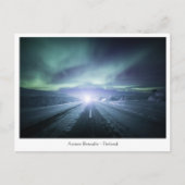 Nordlichtfinnland Postkarte (Vorderseite)