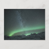 Nordlichtgalaxie Postkarte (Vorderseite)