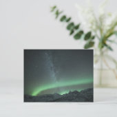 Nordlichtgalaxie Postkarte (Stehend Vorderseite)