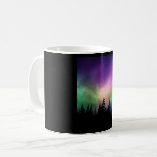 Nordlichtgebirge Kaffeetasse (Vorderseite Links)
