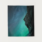 Nordlichtgebirge Wandteppich (Vorderseite)