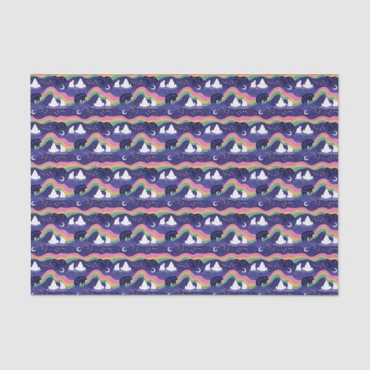 Nordlichtgewebe Seidenpapier (Vorderseite)