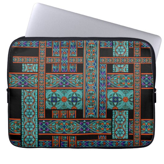 Nordlichtglas Laptopschutzhülle (Vorderseite)