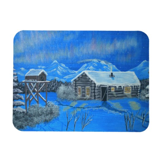 Nordlichtkabine Magnet (Horizontal)