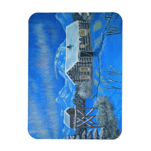 Nordlichtkabine Magnet (Vertikal)