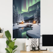 Nordlichtkabine Poster (Heimbüro)