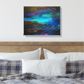 Nordlichtmalerei Leinwanddruck (Insitu (Schlafzimmer))
