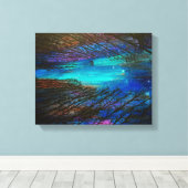 Nordlichtmalerei Leinwanddruck (Insitu (Holzboden))