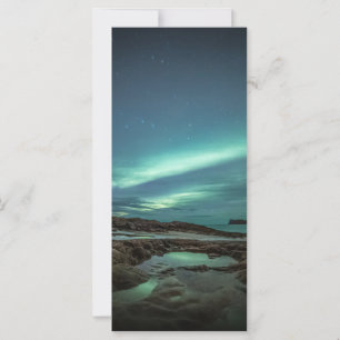 Nordlichtnächtliche Landschaft Karte