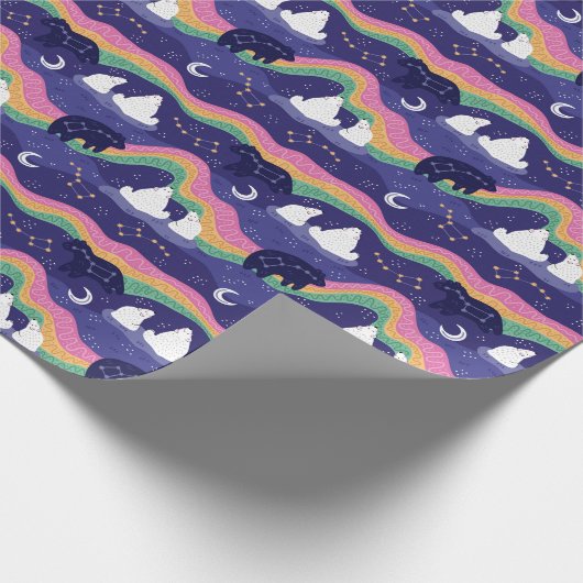 Nordlichtpapier Geschenkpapier (Ecke)