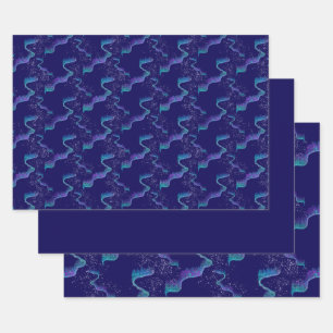 Nordlichtpapier Geschenkpapier Set