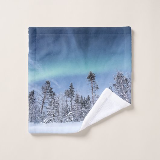 Nordlichtskandinavien Badhandtuch Set (Waschlappen)