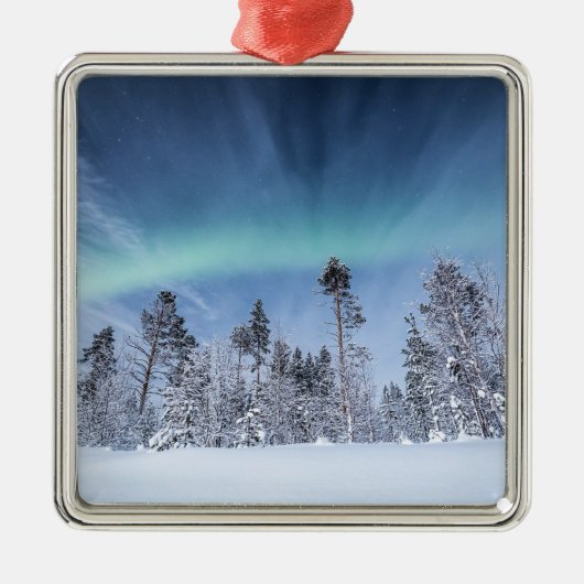 Nordlichtskandinavien Ornament Aus Metall (Vorne)