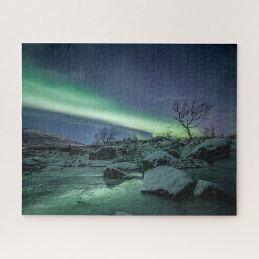 Nordlichtskandinavien Puzzle (Horizontal)