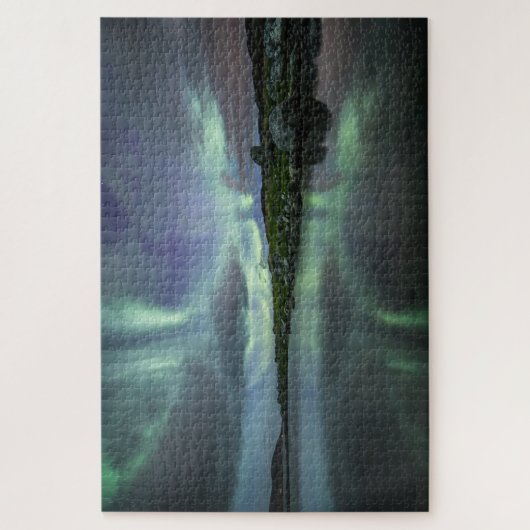 Nordlichtskandinavien Puzzle (Vertikal)