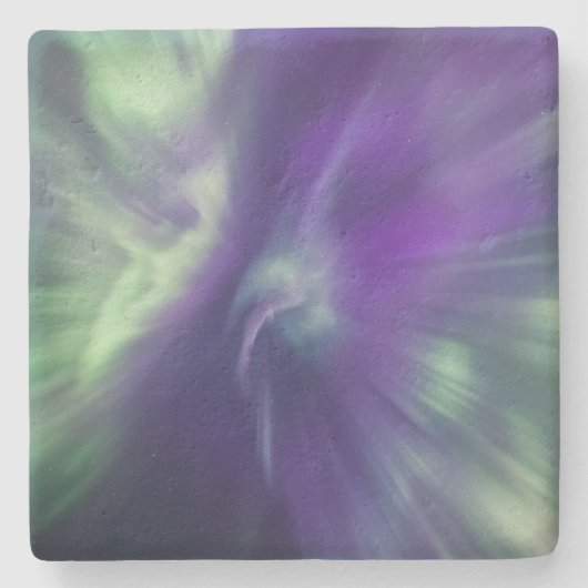 Nordlichtstein Steinuntersetzer (Vorderseite)