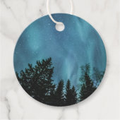 Nordlichtwald Geschenkanhänger (Vorderseite)