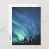 Nordlichtwald Postkarte (Vorne/Hinten)