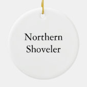 Nordlöffelente, John Audubon Keramikornament (Hinten)