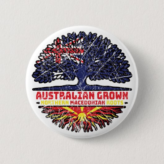 Nordmakedonien - Australien Button (Vorderseite)