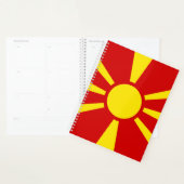 Nordmakedonien-Flagge Planer (Anzeige)
