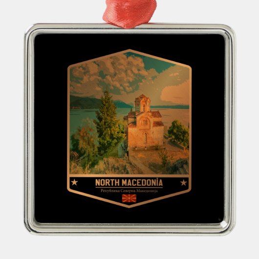 Nordmakedonien Ornament Aus Metall (Vorne)