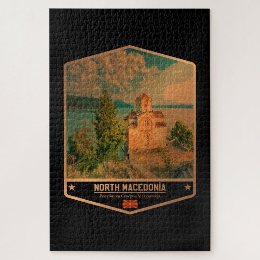 Nordmakedonien Puzzle (Vertikal)