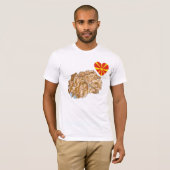 Nordmakedonien T - Shirt Flag Herz und Karte (Vorne ganz)