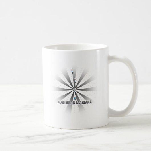 Nordmariana-Flaggen-Karte 2,0 Kaffeetasse (Rechts)