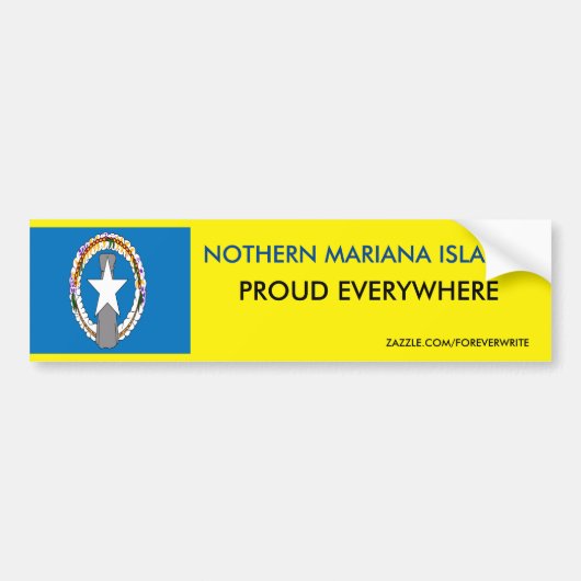NORDMARIANA INSELN AUTOAUFKLEBER (Vorne)