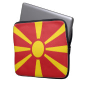 Nordmazedonien Laptopschutzhülle (Vorderseite Links)