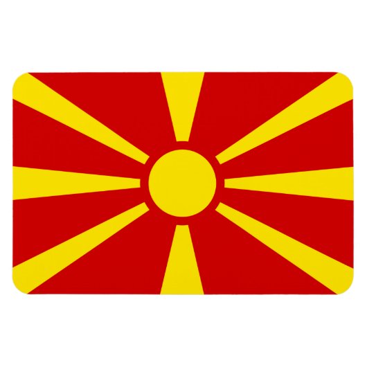 Nordmazedonien Magnet (Horizontal)