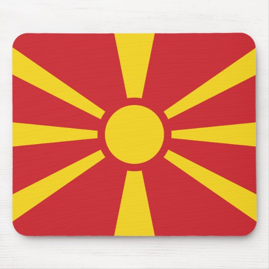 Nordmazedonien Mousepad (Vorne)