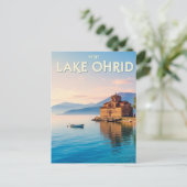 Nordmazedonien Ohridsee Reise Postkarte (Stehend Vorderseite)