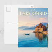 Nordmazedonien Ohridsee Reise Postkarte (Vorne/Hinten)