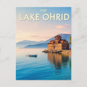 Nordmazedonien Ohridsee Reise Postkarte