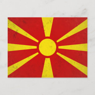 Nordmazedonien Postkarte