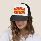 Nordmazedonien Truckerkappe (Beispiel)
