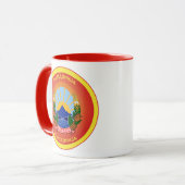 Nordmazedonisches Kulturerbe-Emblem Tasse (Vorderseite Links)