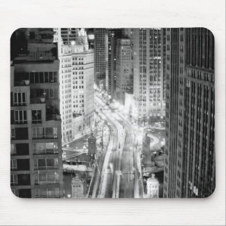 Nordmichigan-Allee in Chicago nach Winter Mousepad
