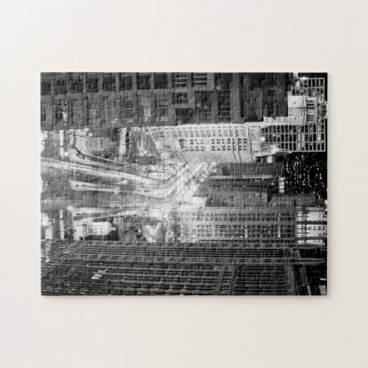 Nordmichigan-Allee in Chicago nach Winter Puzzle (Horizontal)