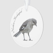Nordmockingvogel Ornament (Vorderseite)
