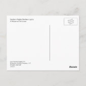 Nordnachtnordlichter Postkarte (Rückseite)