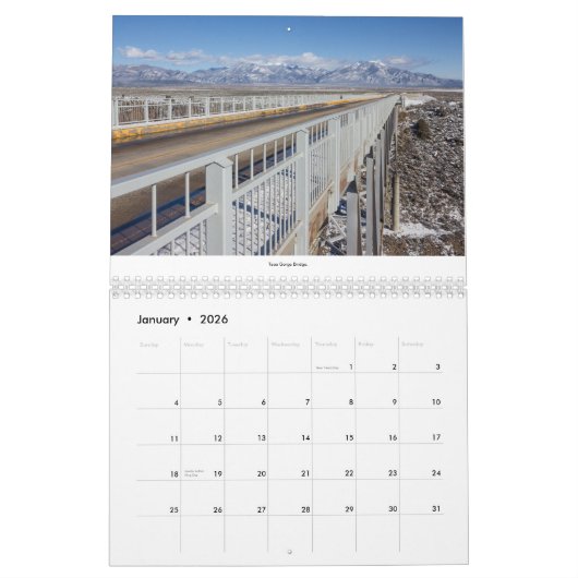 NordNew Mexiko-Fotografie-Kalender Kalender (Jan 2026)
